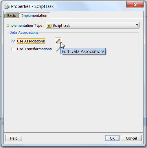 Edit Data Associations