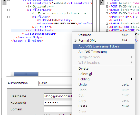 ICS - Add WSS Username