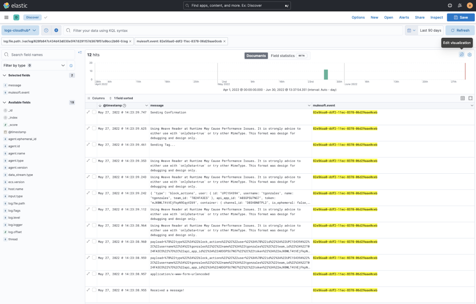 Getting Started with CloudHub and Elastic Cloud - 10