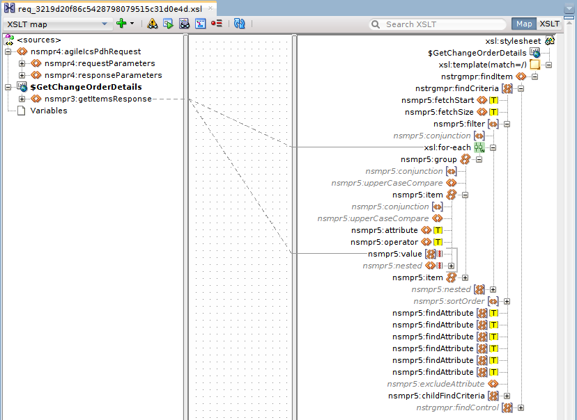 Mapping from JDeveloper