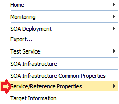service/reference properties