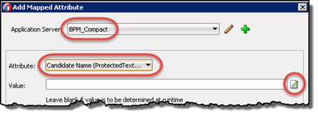 Assigning the mapped attribute to the flex field