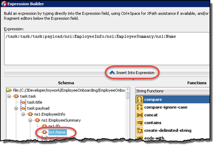 Assign the payload element to the mapped attribute