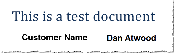 this is the output after the PDF document is generated