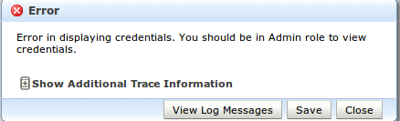 error message
