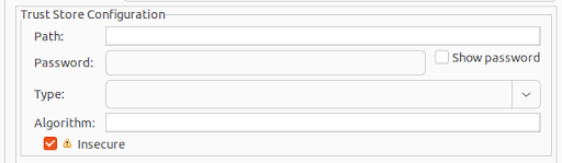 trust store configuration